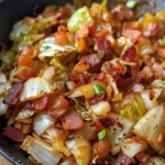 Fried Cabbage with Bacon, Onion & Garlic 8 Make the best Fried Cabbage with Bacon, Onion & Garlic! A simple, flavorful dish with crispy bacon, tender cabbage, and aromatic seasonings.
