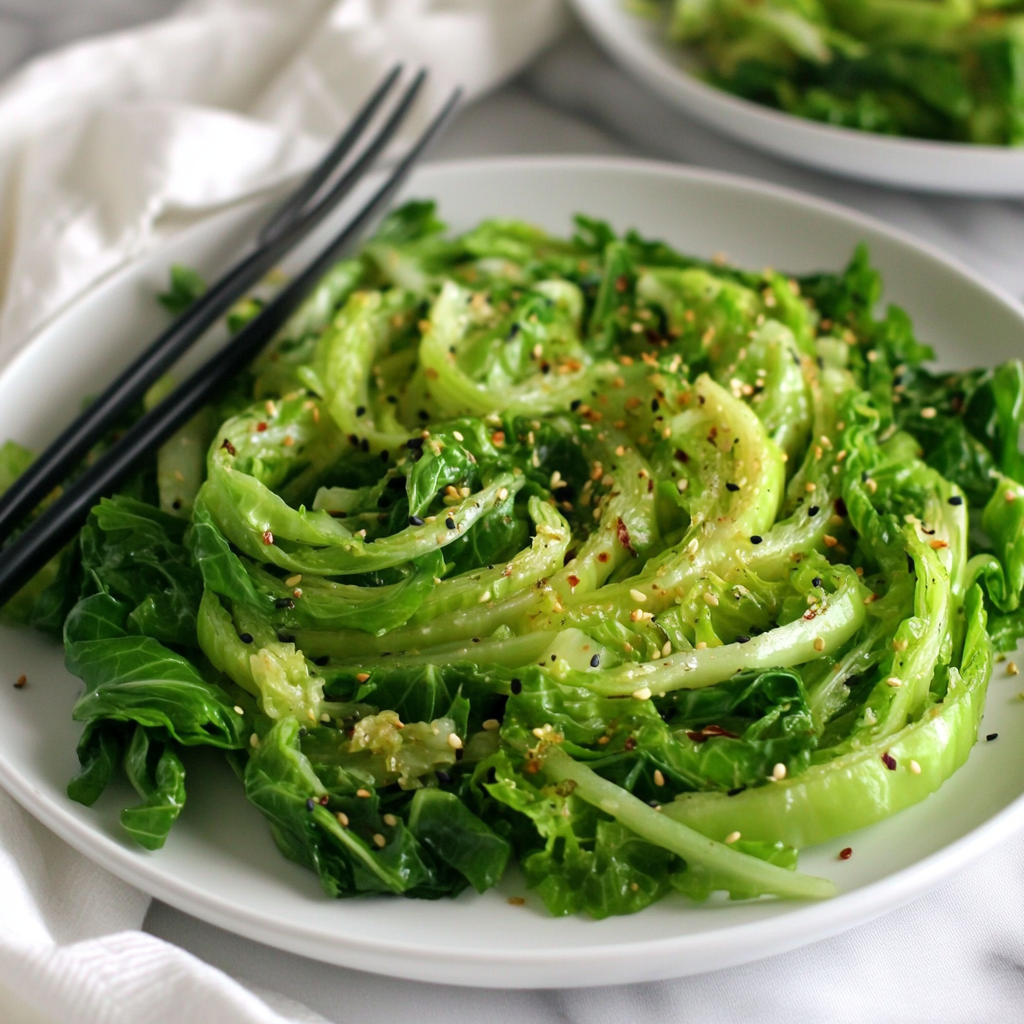 Traditional homemade kimchi made with napa cabbage and Korean red pepper flakes