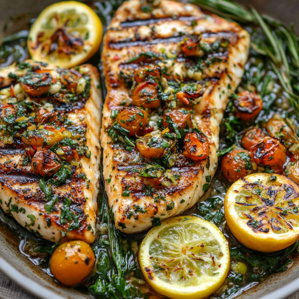 Top 5 Irresistible Swordfish Recipes You Need to Try 1 Mediterranean baked swordfish with olives and cherry tomatoes