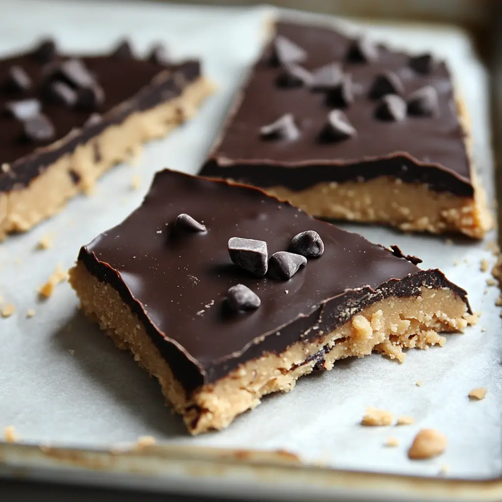 5-Ingredient Cookie Dough Bark – Remarkable Treat in 7 Minutes 6 5-ingredient cookie dough bark on parchment paper