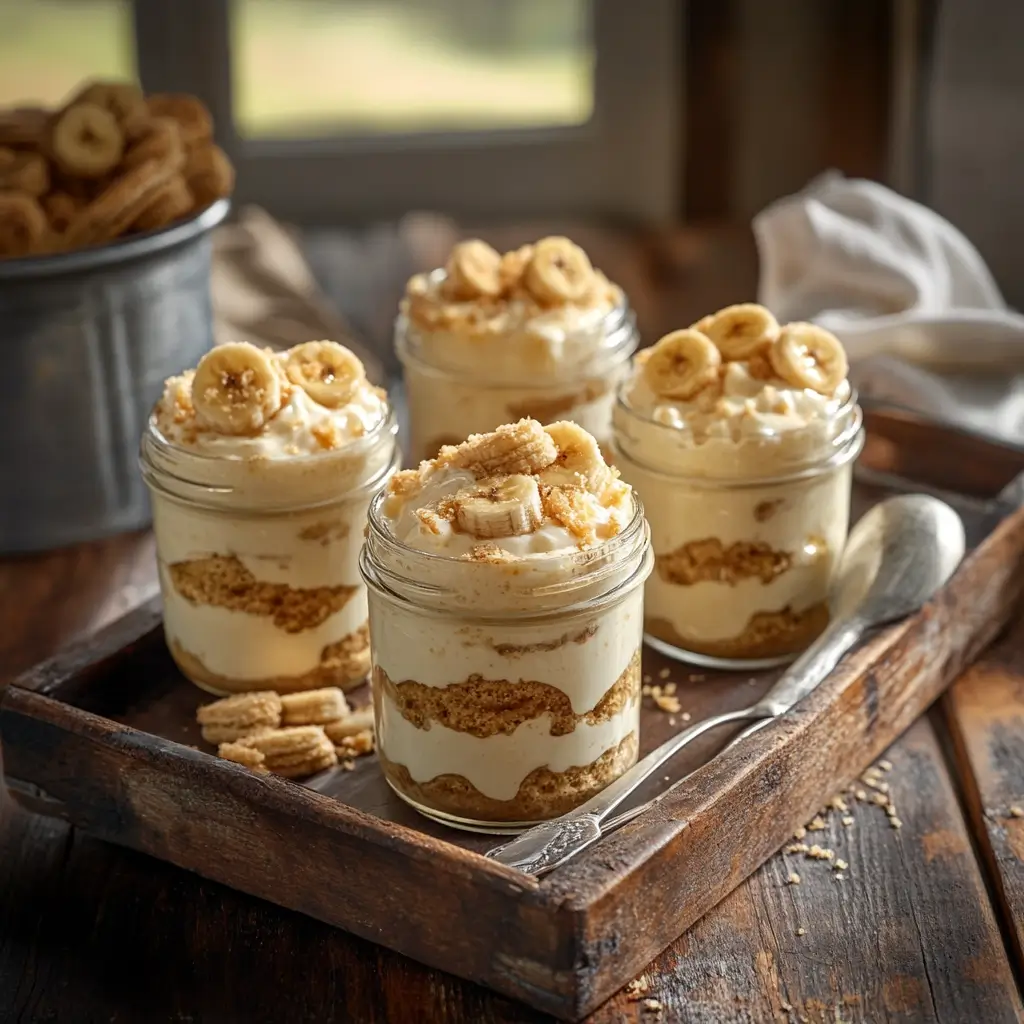Biscoff Banana Pudding – The Best Creamy Dessert Twist You’ll Love 10 ndividual biscoff banana pudding jars for parties