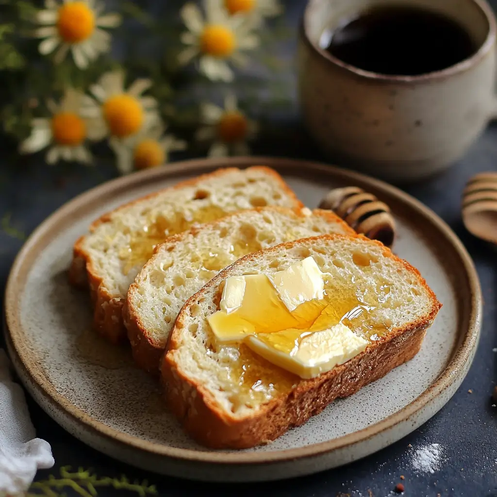 5-Ingredient Cottage Cheese Bread | Quick, Healthy & Powerful 11 Sliced 5-ingredient cottage cheese bread served with butter