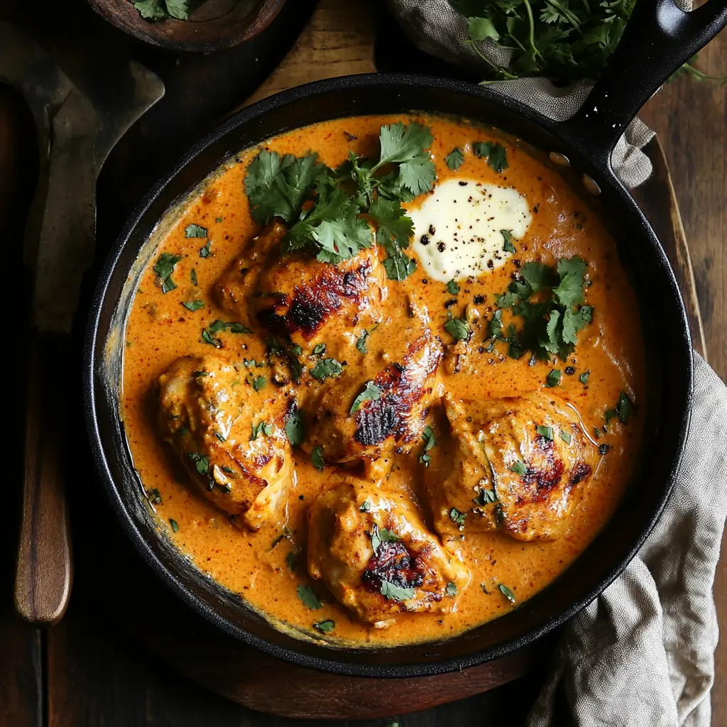 5-Ingredient Keto Butter Chicken – Amazing 20-Minute Low-Carb Meal 7 5-ingredient keto butter chicken in a creamy tomato sauce
