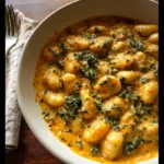 Pumpkin Gnocchi Recipe – 3 Irresistible Reasons to Try It 6 Creamy Pumpkin Gnocchi in coconut sauce with kale and herbs