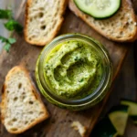 Zucchini Butter Spread: 5 Irresistible Reasons to Try It 7 Zucchini butter spread in glass jar viewed from above with bread
