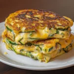 Zucchini Grilled Cheese: Irresistible Garlic Butter Recipe 6 ucchini Grilled Cheese Recipe Card Display