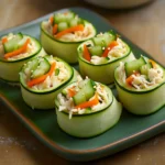 Zucchini Sushi Rolls: Irresistible No-Rice Sushi Bites You’ll Crave 7 Tasty zucchini sushi rolls with shredded crab and fresh vegetables