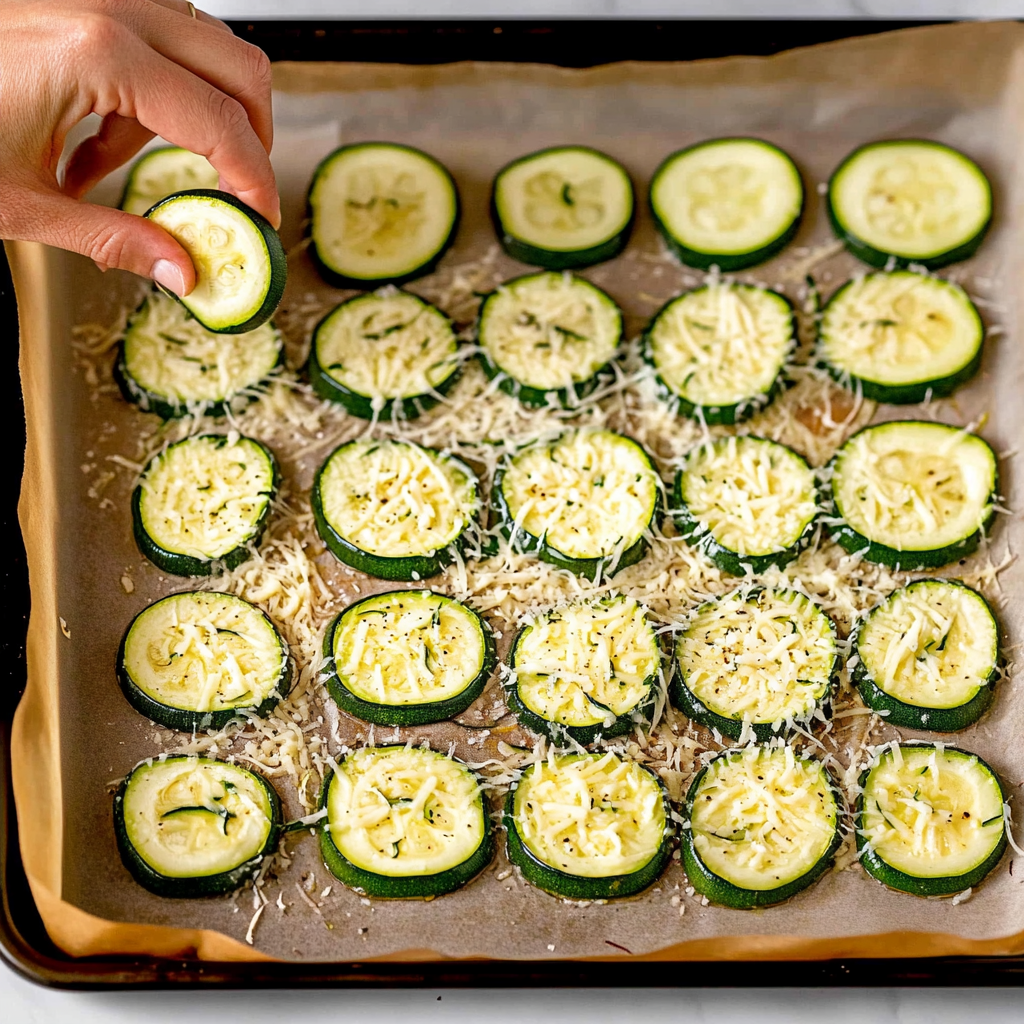 Zucchini Cheese Wraps – Easy, Low-Carb, Crispy Delight in 25 Min 8 Crispy zucchini cheese wraps baked to perfection
