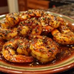 Cajun Hot Honey Shrimp – Quick, Bold & Irresistibly Delicious 7 Cajun Hot Honey Shrimp glazed with spicy honey, seared in garlic butter, and topped with lemon zest on a rustic plate