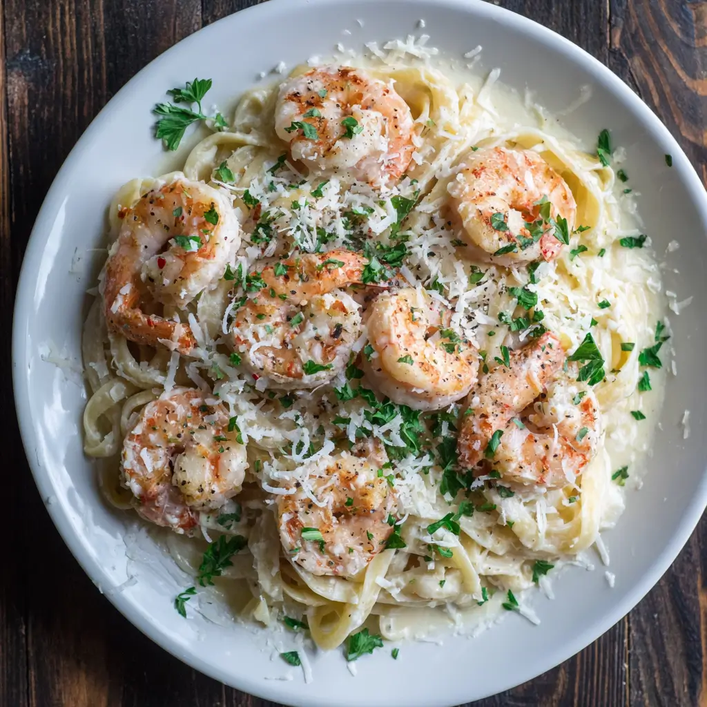 Coconut Shrimp Alfredo – Creamy, Irresistible Pasta You’ll Love 4 Creamy coconut shrimp alfredo with golden coconut-crusted shrimp over fettuccine pasta, topped with herbs and glossy Alfredo sauce