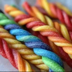 DIY Kool-Aid Candy Ropes – Fun, Fruity & Easy to Make 7 Homemade DIY Kool-Aid Candy Ropes with bright colors and a shiny, sugary finish