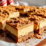 Speculoos Cookie Butter Desserts – 1 Stunning Treat You Must Make 6 Speculoos cookie butter cheesecake bars with creamy layers and crumbled cookie topping