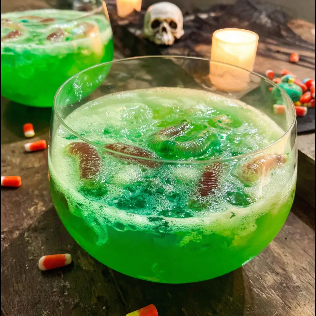 Creepy-Cool Green Slime Punch – Spooky, Fizzy, and Perfect for Kids 8 creepy cool green slime punch recipe