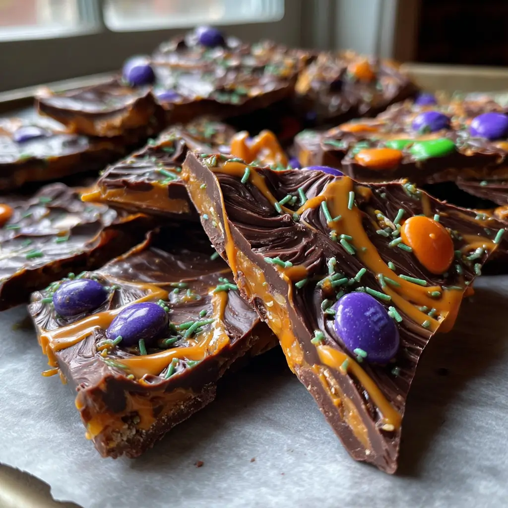 Creepy-Crunchy Monster Candy Bark – Easy, Spooky, and Fun to Make 7 creepy crunchy monster candy bark recipes