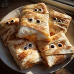 Creepy-Cute Mummy Veggie Wraps – Spooky, Healthy, and Perfect for Halloween Parties 9 creepy cute mummy veggie wraps card