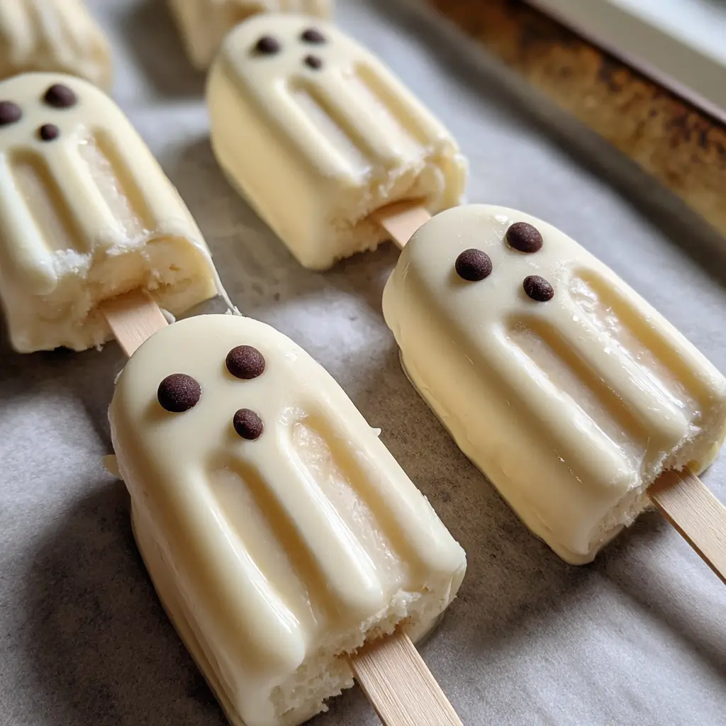 Frozen Chocolate Banana Ghost Pops – 15-Minute Sweet Spooky Treat 8 frozen chocolate banana ghost pops recipe