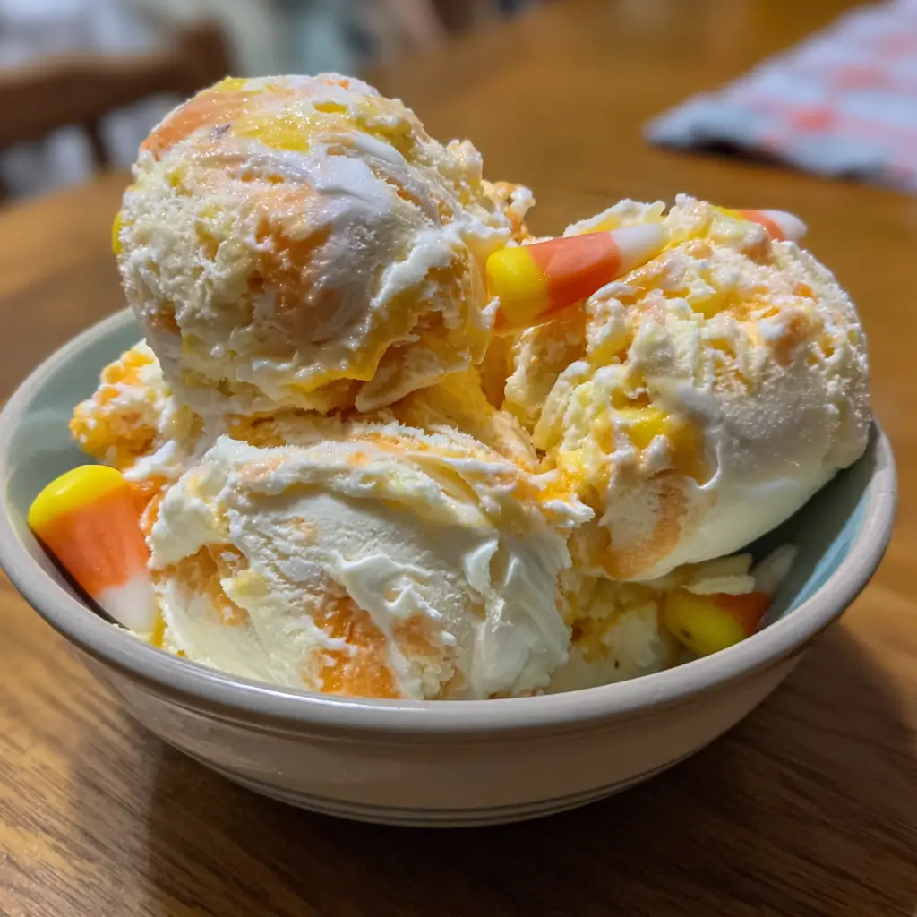 Halloween Candy Corn Ice Cream – A Spooky Sweet Frozen Treat 7 halloween candy corn ice cream recipes