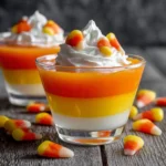 Halloween Candy Corn Jello Cups – A Spooky Sweet Treat Everyone Loves 9 halloween candy corn jello cups card