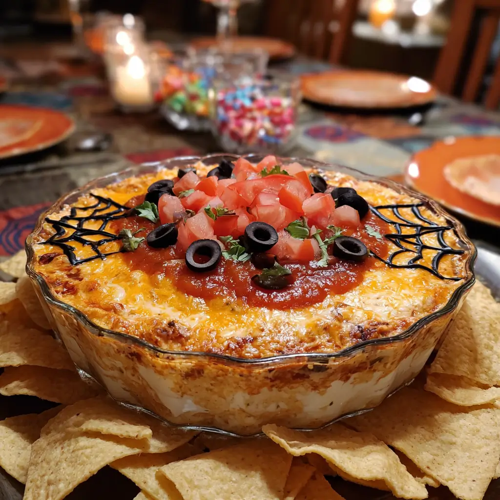 halloween taco dip