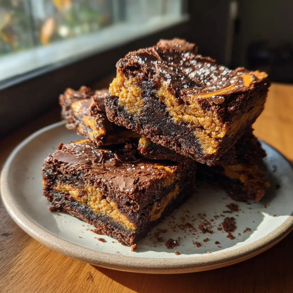Halloween Vegan Chocolate Swirl Pumpkin Brownie – Fudgy, Festive, and Perfect for Spooky Nights 8 halloween vegan pumpkin brownies recipe
