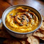 Pumpkin Hummus Dip – Healthy, Creamy, and Perfect for Fall 9 pumpkin hummus dip card