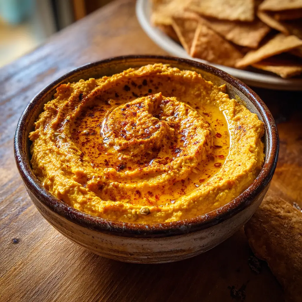 Pumpkin Hummus Dip – Healthy, Creamy, and Perfect for Fall 8 pumpkin hummus dip recipe