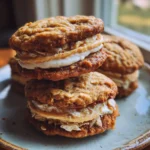 Pumpkin Oatmeal Cream Pies – Amazing Fall Treat You’ll Love 7 Homemade pumpkin oatmeal cream pies with chewy oatmeal cookies, pumpkin spice flavor, and rich maple cream cheese filling.