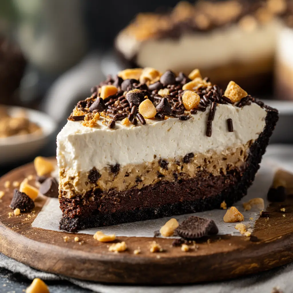 Brownie Bottom Peanut Butter Pie – Creamy, Fudgy, and Irresistibly Delicious 8 brownie bottom peanut butter pie recipe