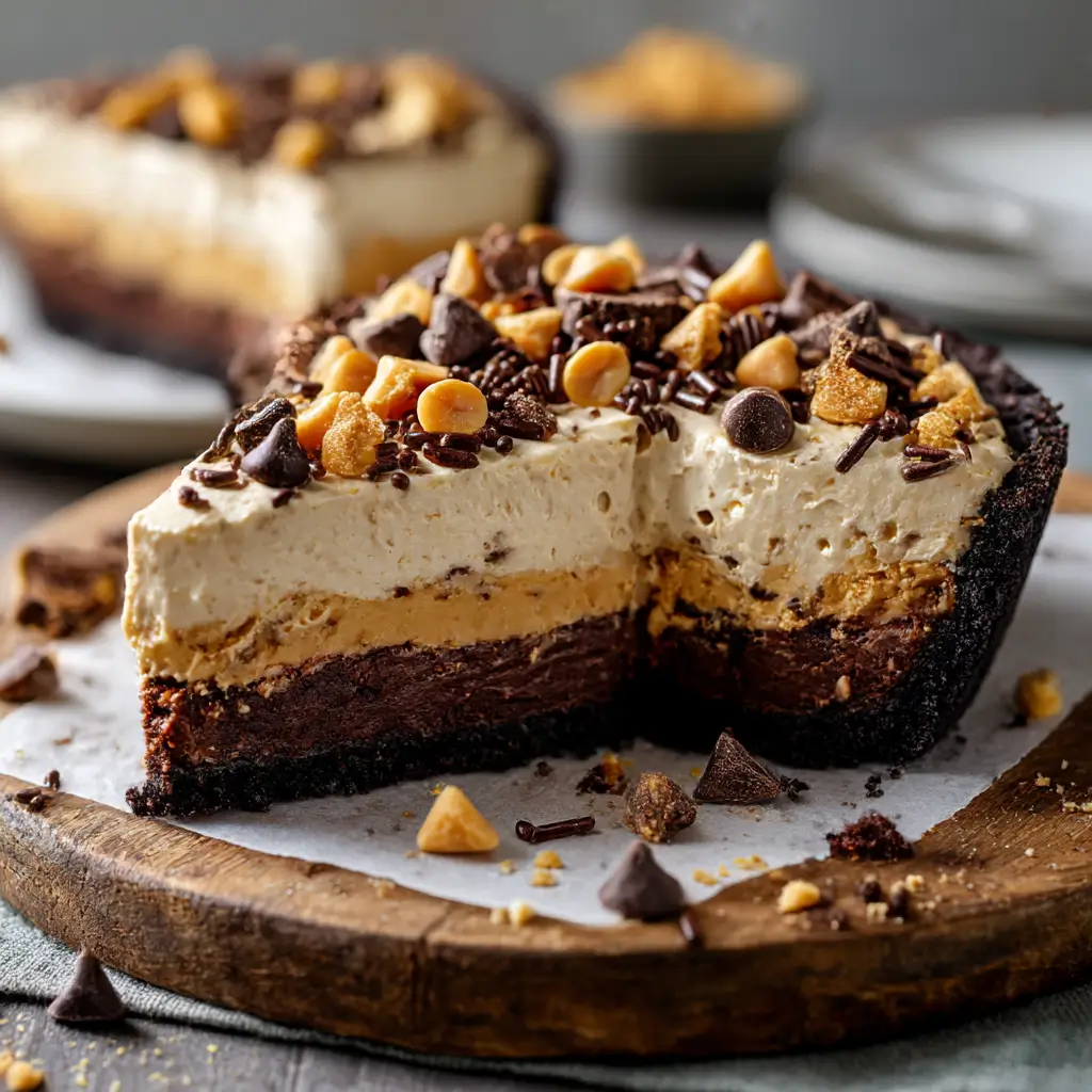 Brownie Bottom Peanut Butter Pie – Creamy, Fudgy, and Irresistibly Delicious 7 brownie bottom peanut butter pie recipes