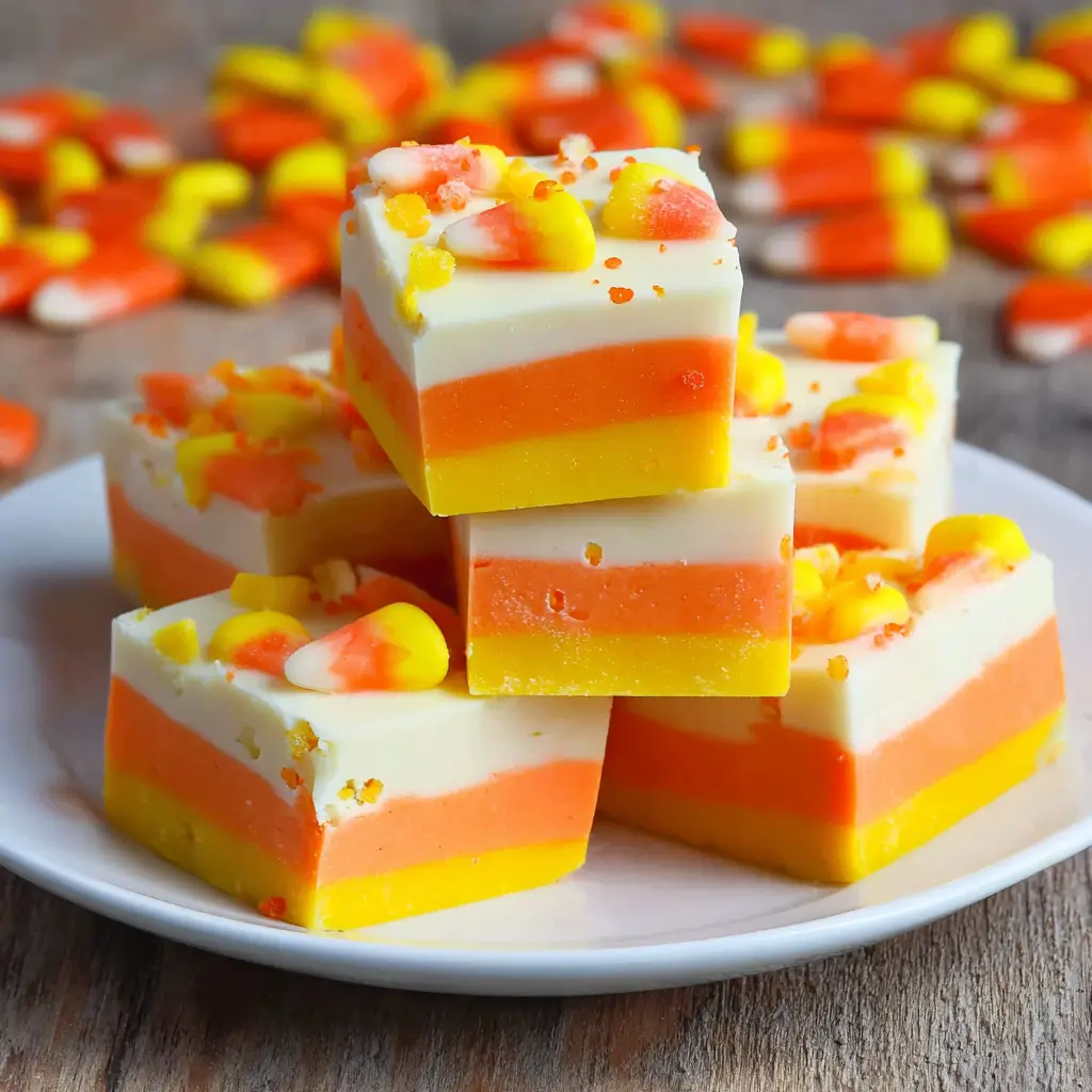 Candy Corn Fudge – Ultimate 3-Layer Halloween Treat (Sweet & Easy) 8 candy corn fudge recipe