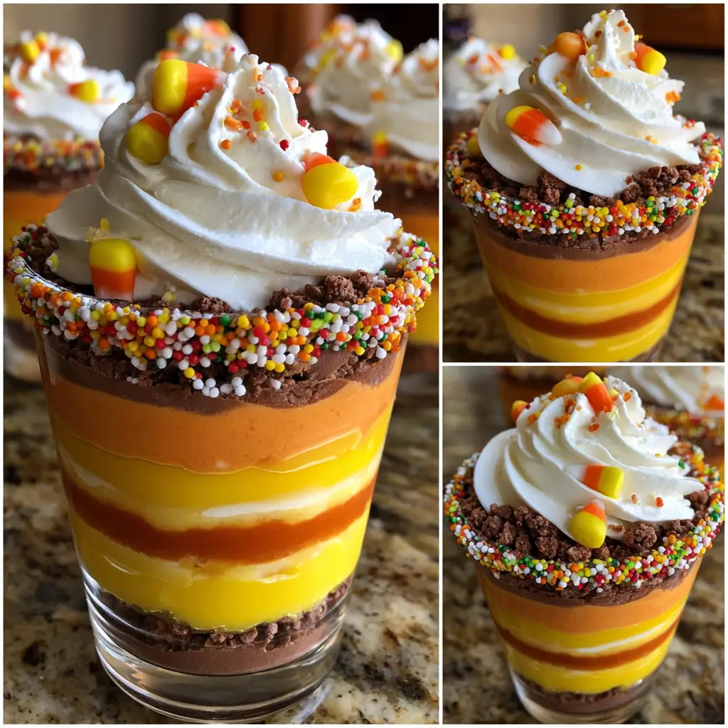 Candy Corn Parfaits – Ultimate Festive Halloween Dessert in 5 Steps 8 candy corn parfaits recipe