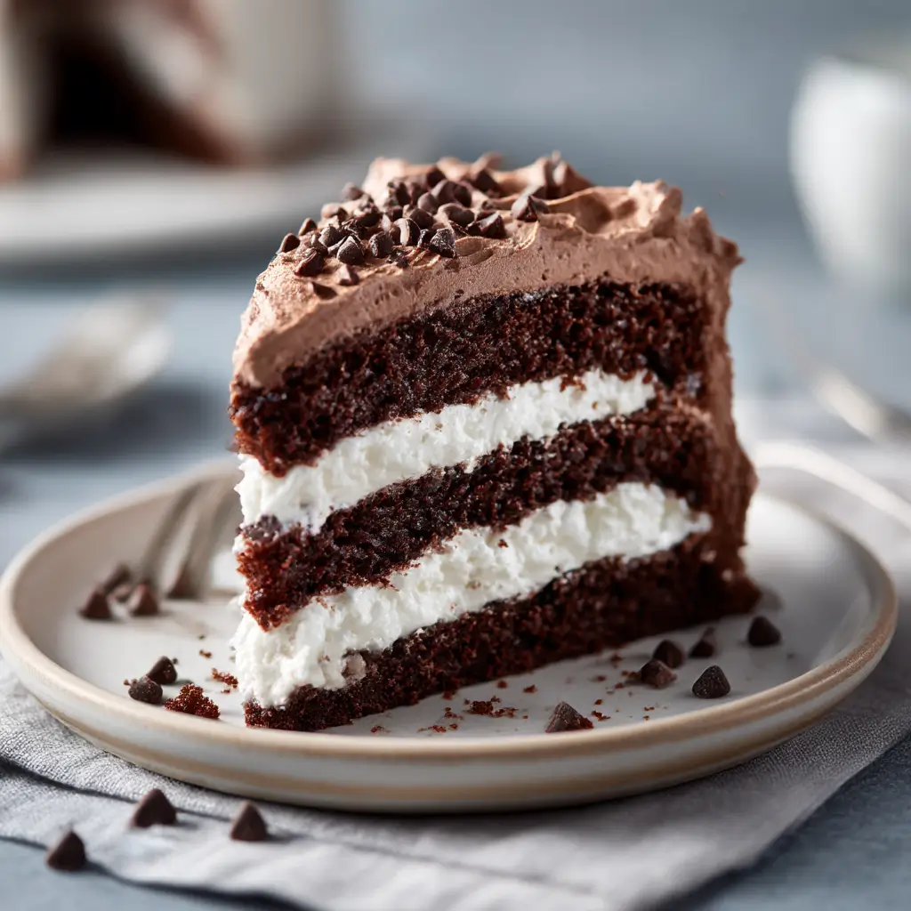 chocolate cake with cream filling recipes