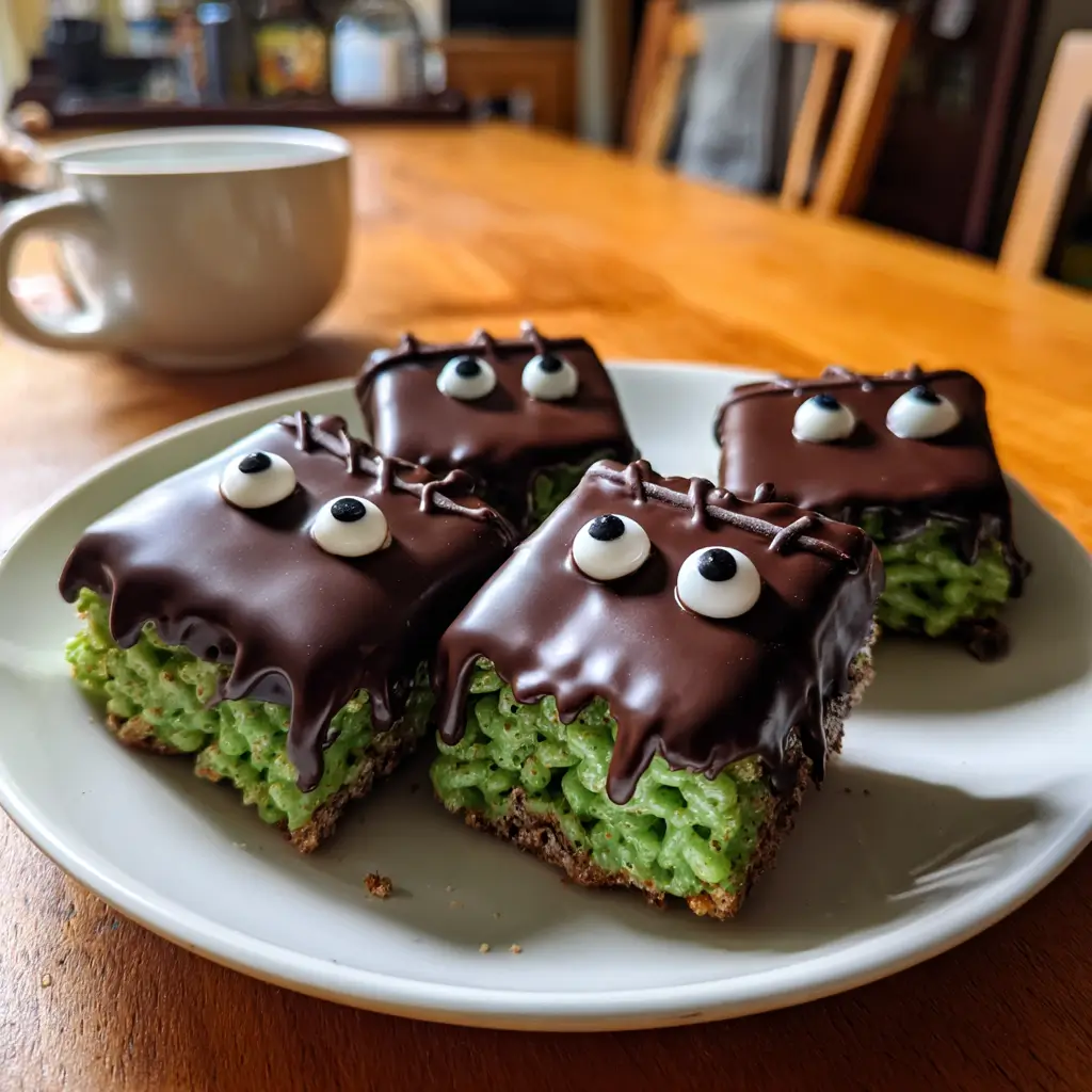 Frankenstein Rice Krispie Treats – Amazing Spooky Snack in 30 Minutes 7 frankenstein rice krispie treats recipes