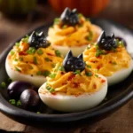 Halloween Deviled Eggs – Amazing, Fun, and Perfect for Parties 9 halloween deviled eggs card