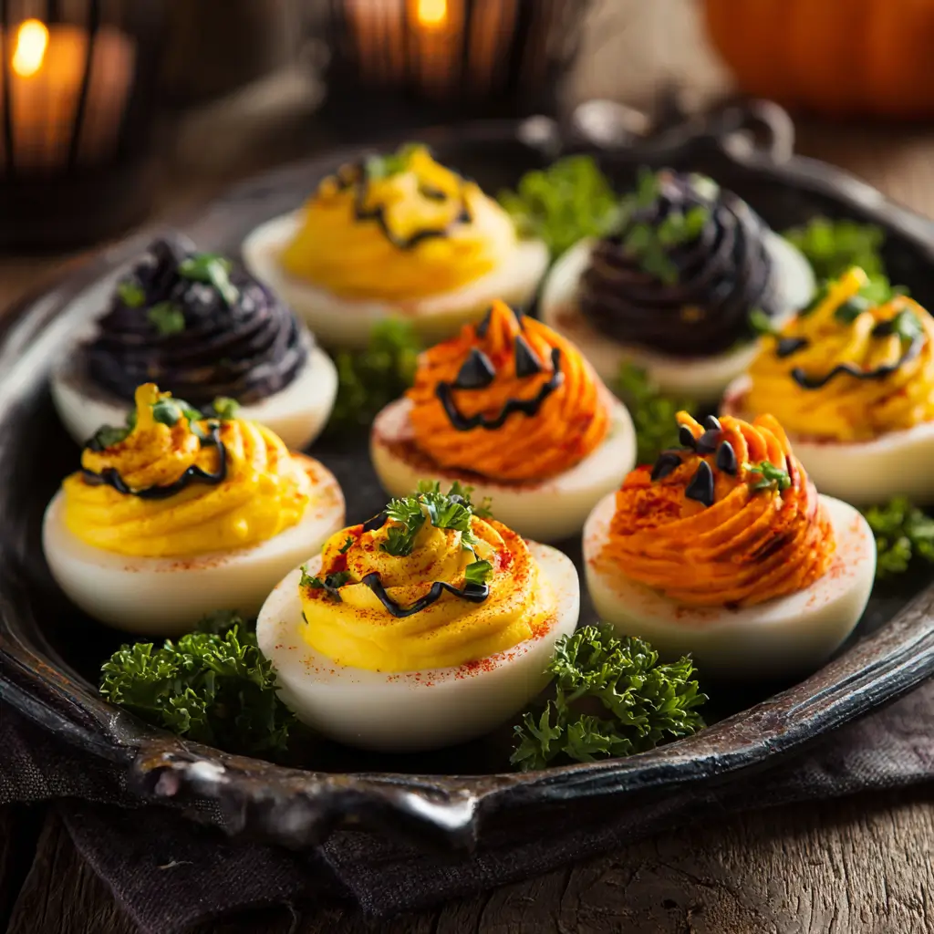 Halloween Deviled Eggs – Amazing, Fun, and Perfect for Parties 8 halloween deviled eggs recipe