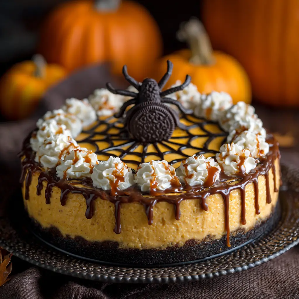 Halloween Pumpkin Cheesecake – Amazing Spooky Dessert You’ll Love 8 halloween pumpkin cheesecake recipe