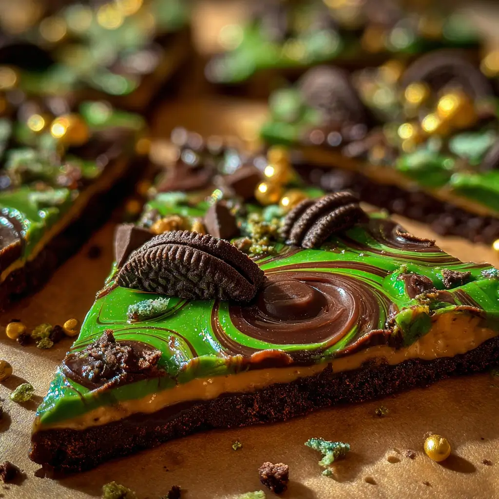 melting witch chocolate bark