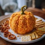 Pumpkin Shaped Cheese Ball – Creamy, Crunchy & Fun to Serve 9 pumpkin shaped cheese bal Card