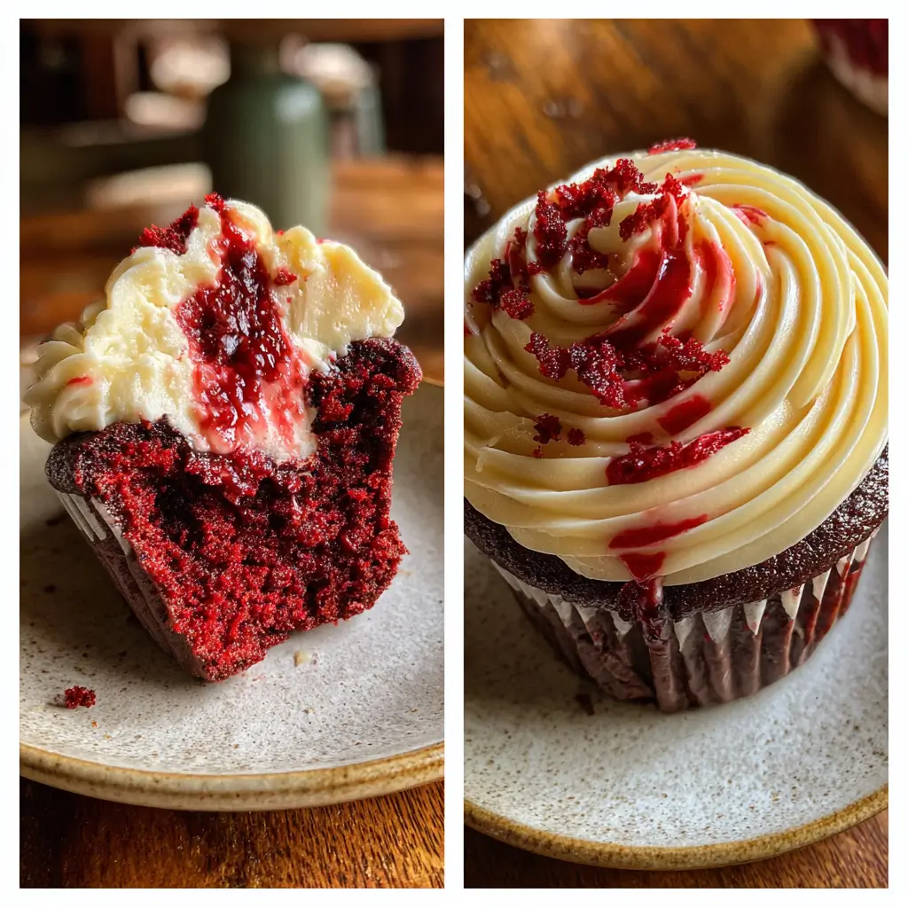 Halloween Red Velvet Vampire Cupcakes – Spooky, easy & Delicious 8 red velvet vampire cupcakes recipe