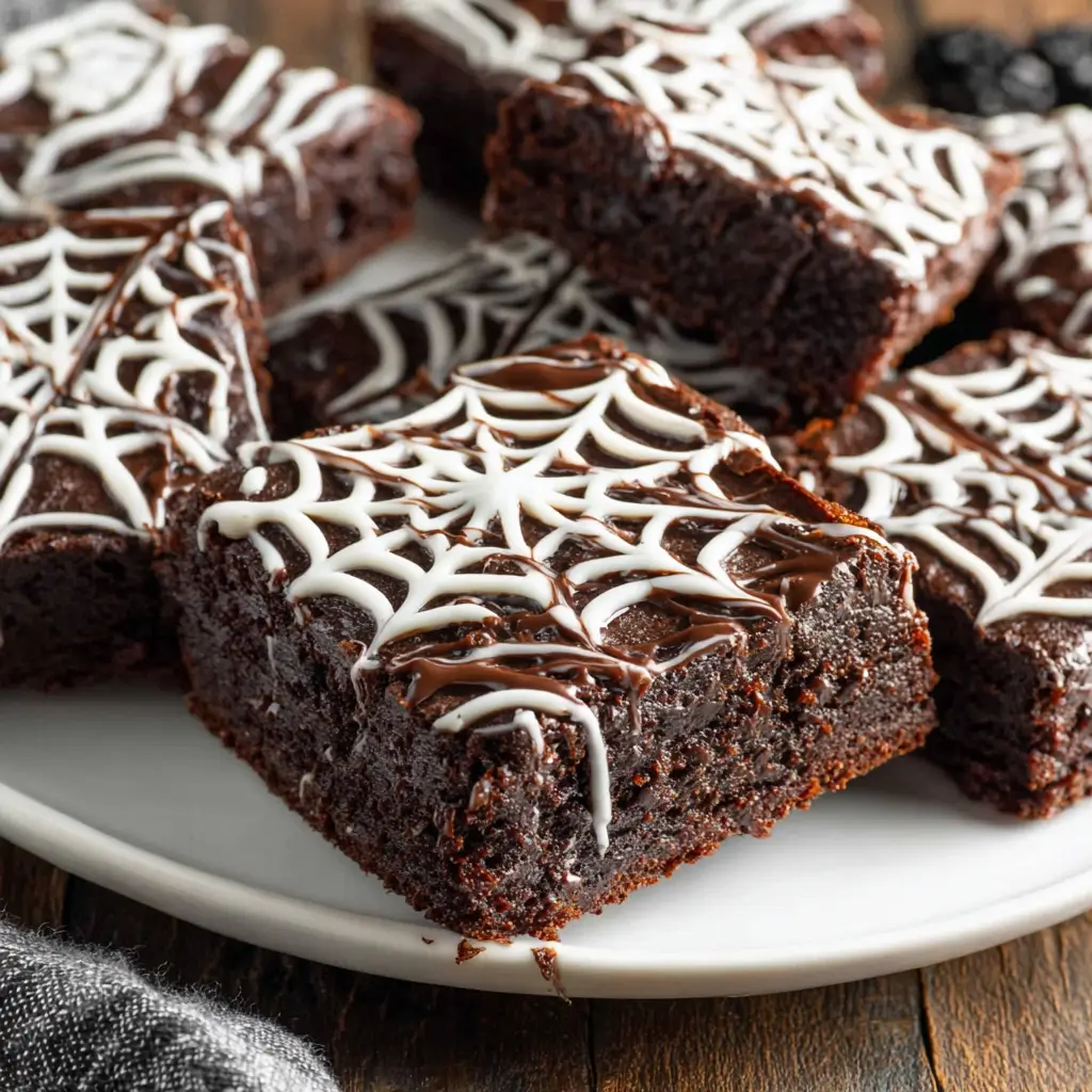 Spiderweb Brownies – Amazing Halloween Treat in 5 Steps 7 spiderweb brownies recipes