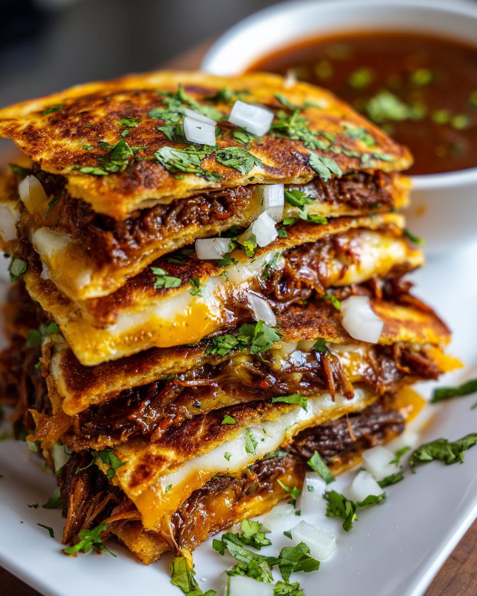 Birria Grilled Cheese Tacos - detail 3