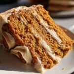 Brown Butter Pumpkin Cake with Spiced Frosting