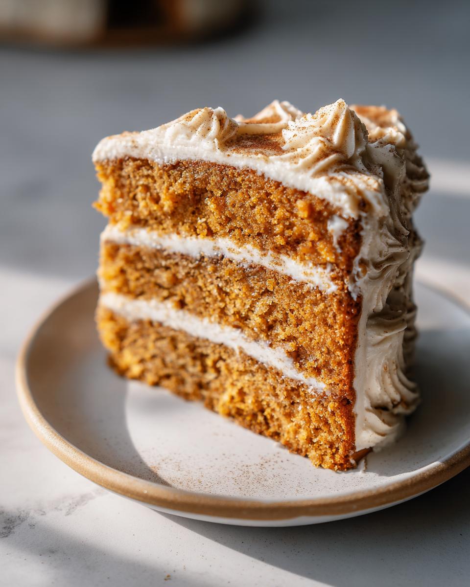 Brown Butter Pumpkin Cake with Spiced Frosting - detail 4