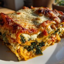 Savory Butternut Squash & Kale Lasagna Thanksgiving Delight