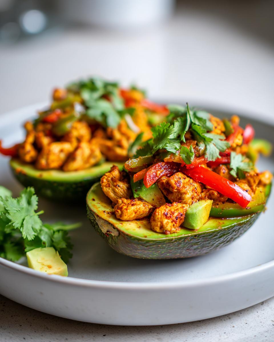 Irresistible 30-Minute Chicken Fajita Stuffed Avocados with Zesty Spice 7 Chicken Fajita Stuffed Avocados - detail 1