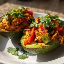 Irresistible 30-Minute Chicken Fajita Stuffed Avocados with Zesty Spice