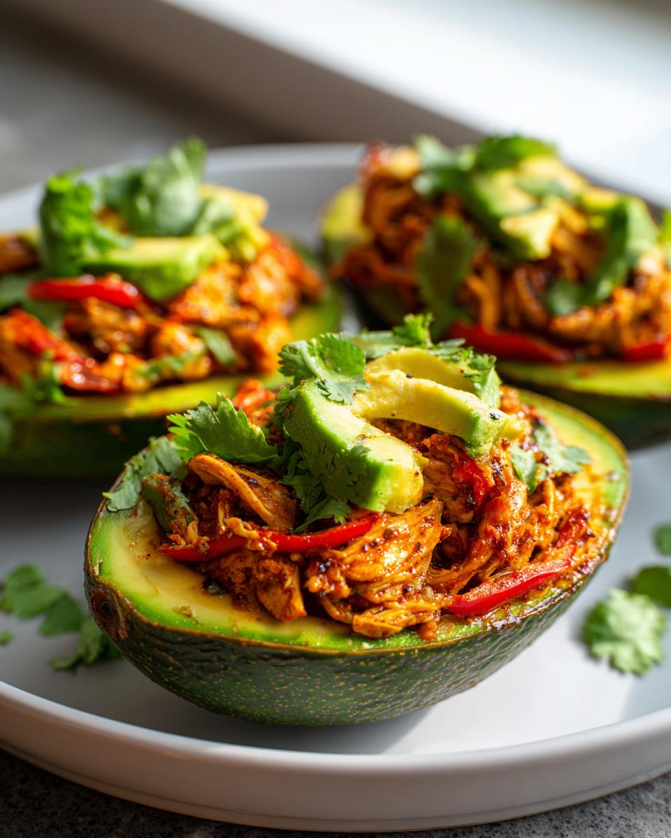 Irresistible 30-Minute Chicken Fajita Stuffed Avocados with Zesty Spice 9 Chicken Fajita Stuffed Avocados - detail 3