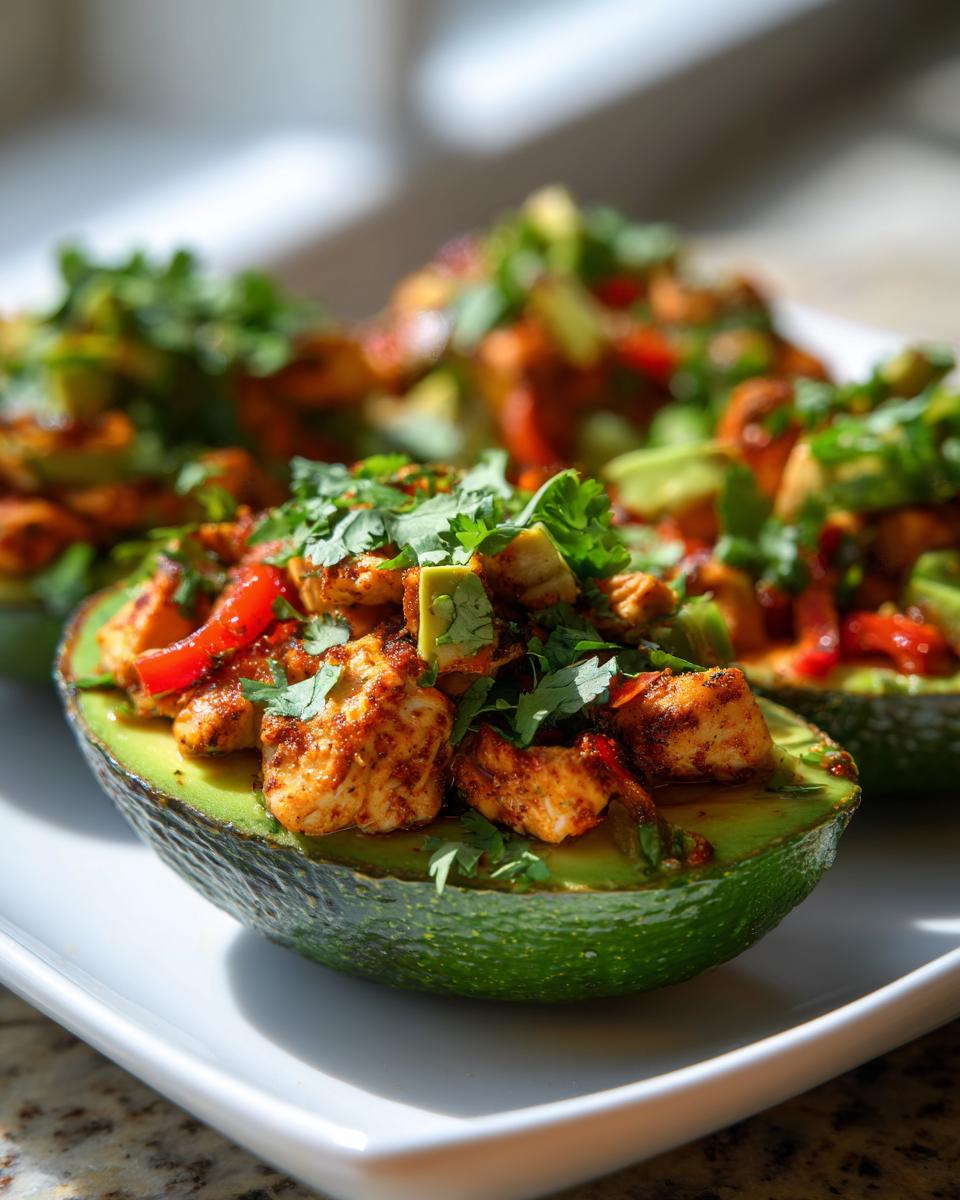 Irresistible 30-Minute Chicken Fajita Stuffed Avocados with Zesty Spice 10 Chicken Fajita Stuffed Avocados - detail 4