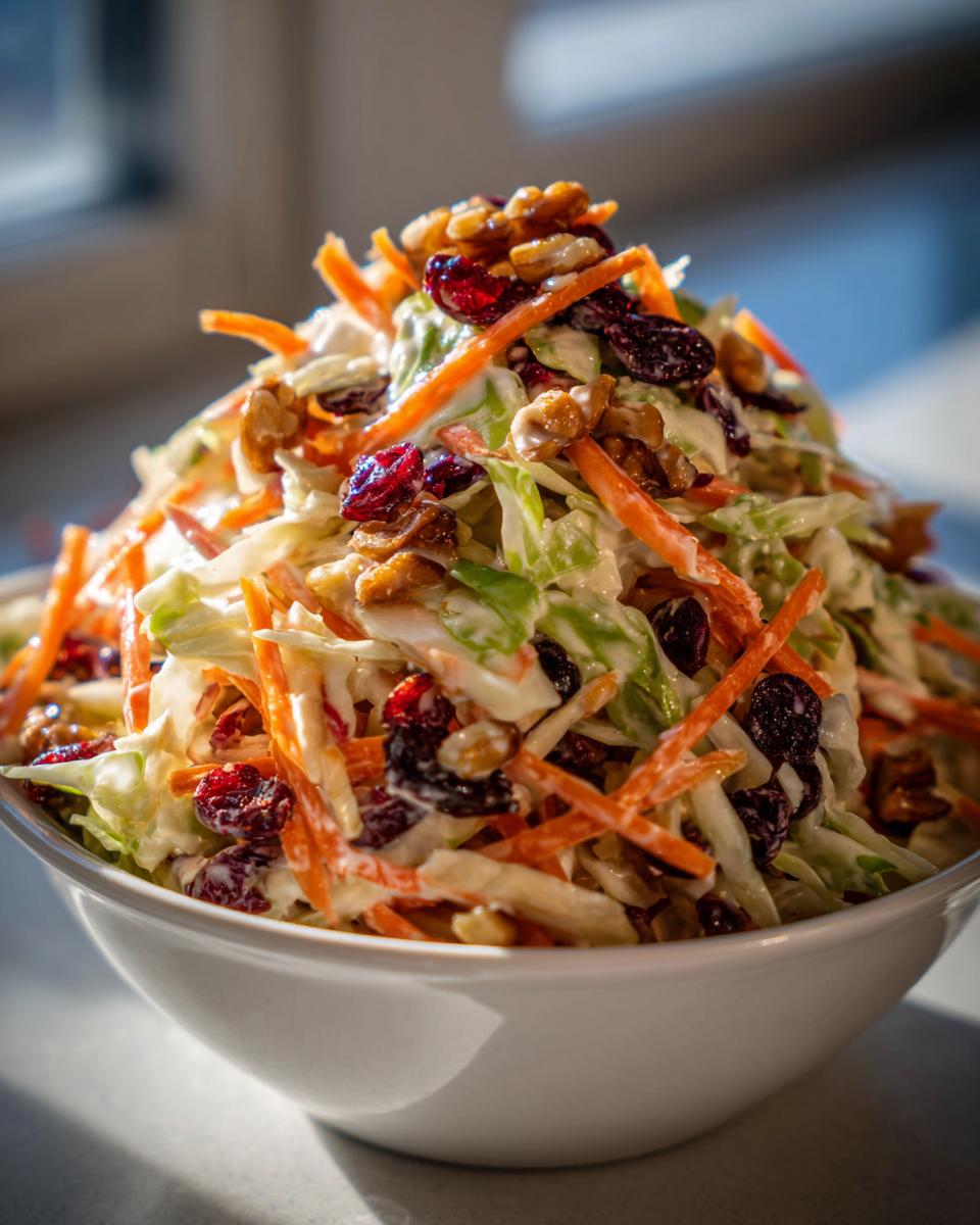 Irresistible Cranberry-Apple Coleslaw with 3 Secret Twists 10 Cranberry-Apple Coleslaw - detail 4