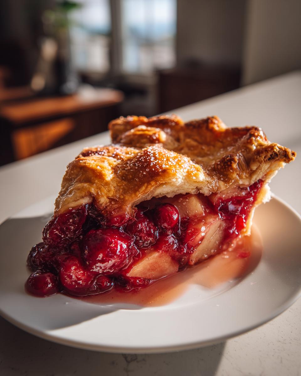 Irresistible Cranberry-Apple Pie - Perfect Holiday Magic in 50 Minutes 8 Cranberry-Apple Pie - detail 2